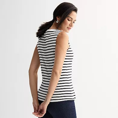 Women's Croft & Barrow® V-Neck Tank Top